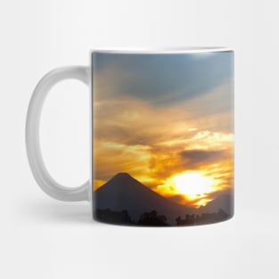 Photograph of Guatemalan Volcanoes Sunset Mug
